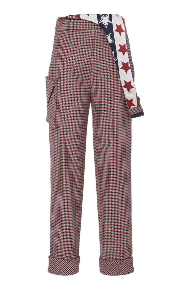 Hellessy Delrey Printed Wool Pants
