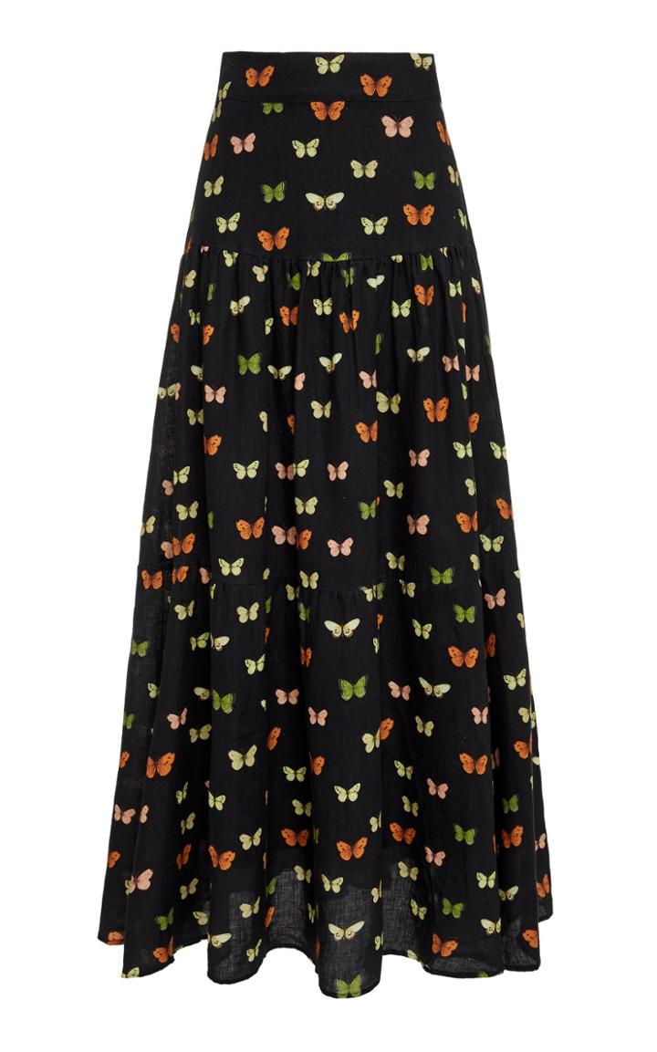 Moda Operandi Agua By Agua Bendita Anis Mariposario Maxi Skirt Size: Xs
