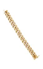 Moda Operandi Shay 18k Yellow Gold Triple Pave Jumbo Link Bracelet