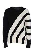 Akris Striped Cashmere Intarsia-knit Sweater
