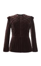 Lake Studio Velvet Quilted Short Jacket