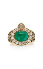 Donna Hourani Composure 18k Gold, Emerald And Diamond Ring