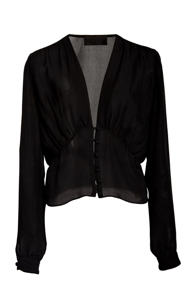 Nili Lotan Laila Silk-chiffon Top