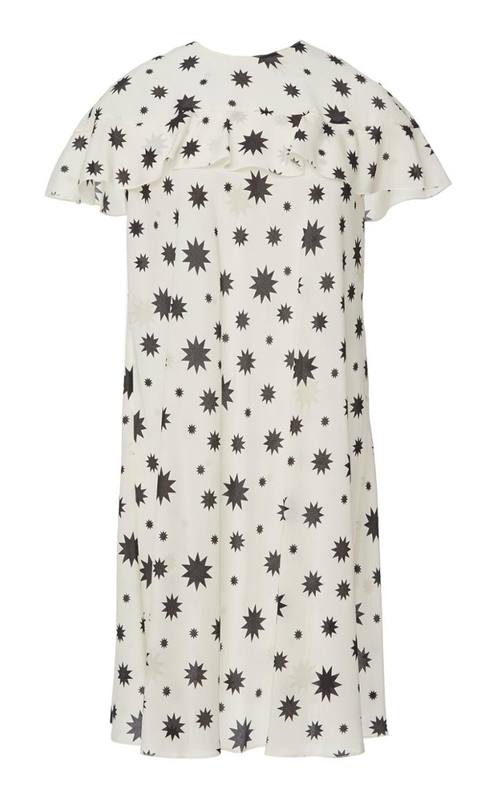 Red Valentino Stars And Shadows Print Dress