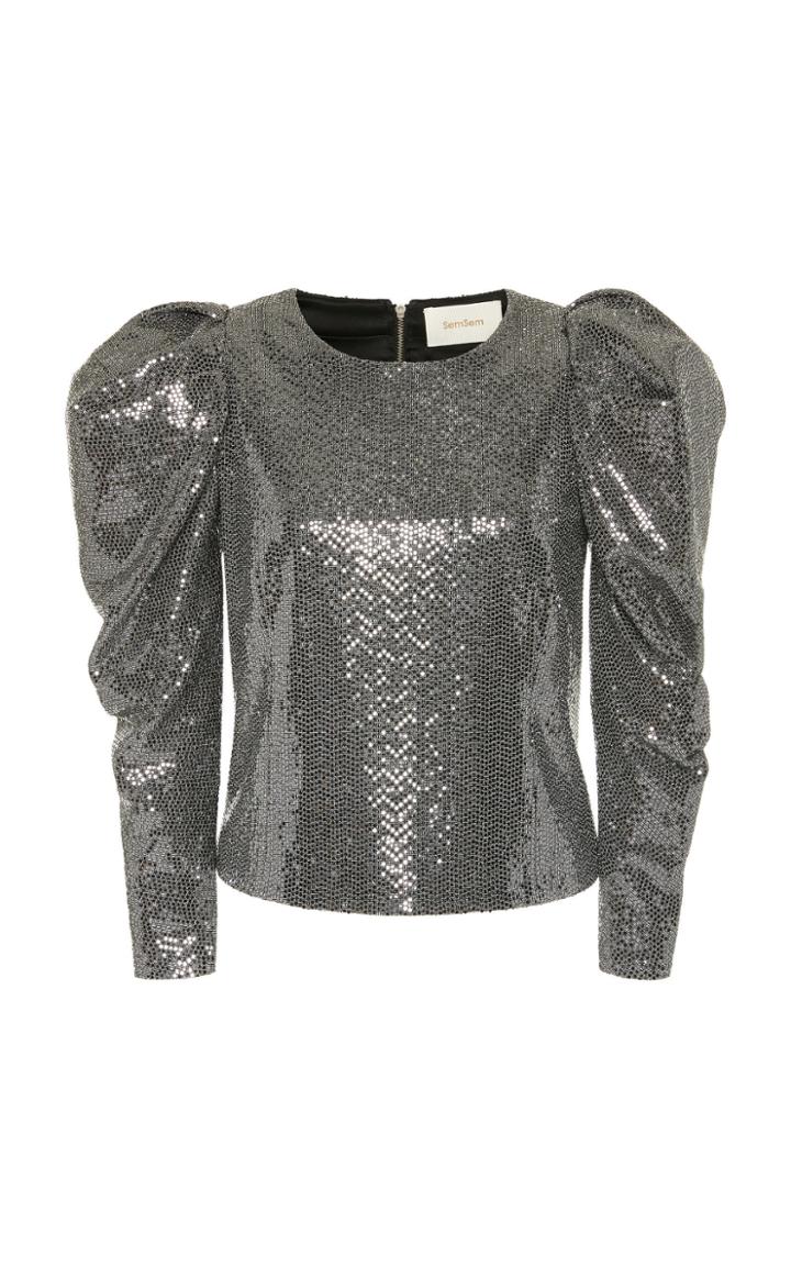 Semsem Embellished Lam Blouse