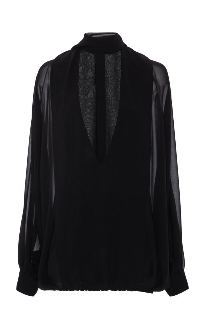 Moda Operandi Valentino V-neck Silk Romper Size: 36