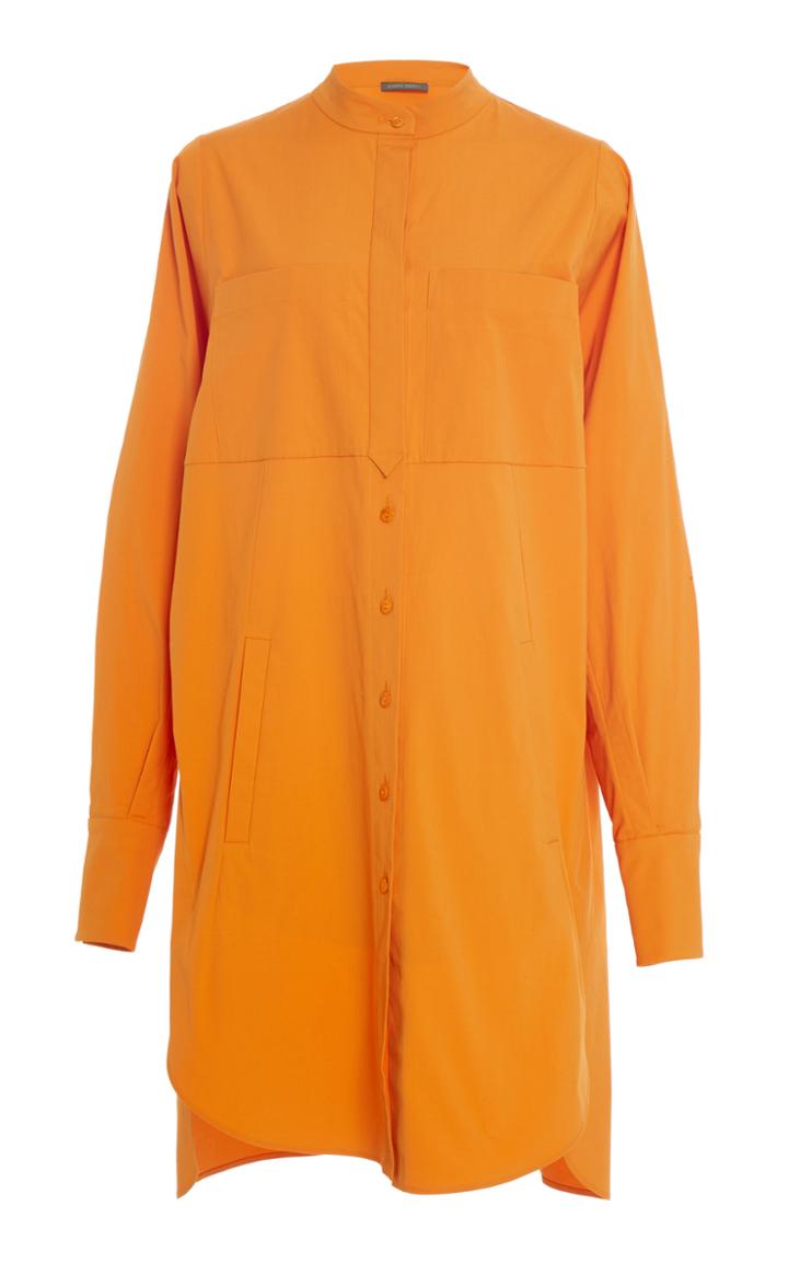 Alberta Ferretti Asymmetric Shirt Dress