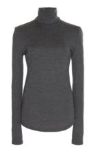 Isabel Marant Doyela Knit Wool Mock Neck Top