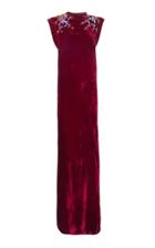 Roopa Calyces Silk Velvet Gown