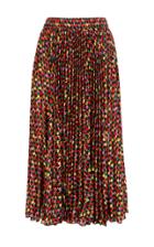 La Doublej Soleil Geo-print Midi Skirt