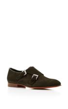 Santoni Low Ankle Buckle Shoe