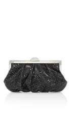 Judith Leiber Couture Natalie Crystal-embellished Satin Clutch