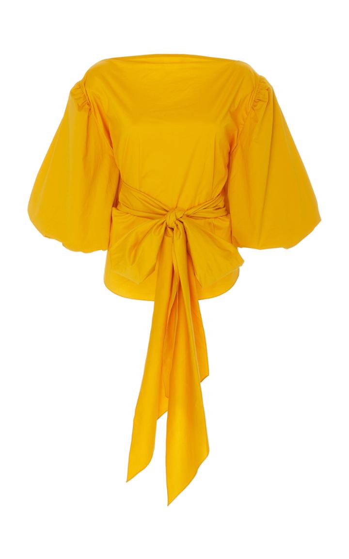 Johanna Ortiz Resplandor Tardo Cotton Blend Top