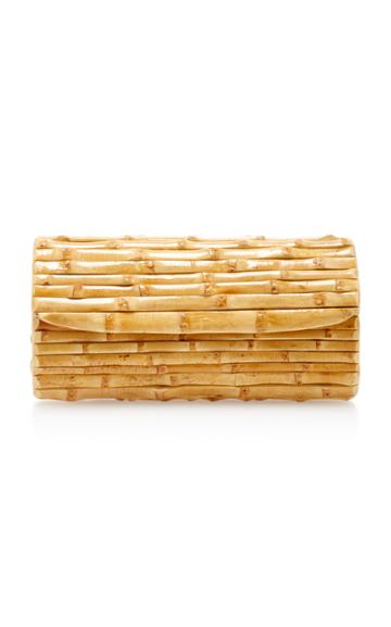 Glorinha Paranagua Bamboo Clutch