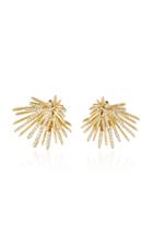 Hueb Labyrinth 18k Gold Diamond Earrings