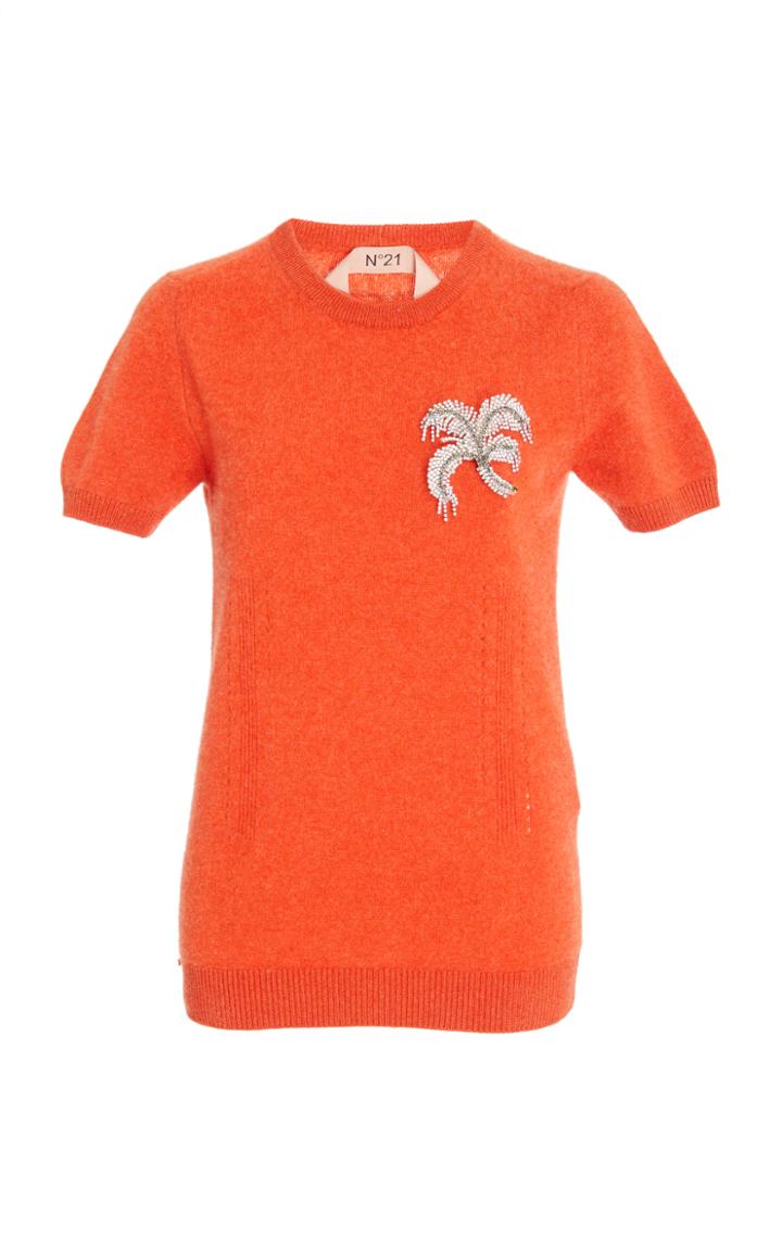 N 21 N&deg;21 Alberta Crystal Embellished Pullover
