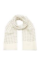 Begg & Co Wispy-hanover Polka-dot Cashmere Scarf