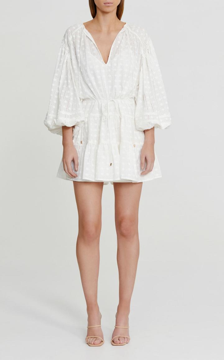 Moda Operandi Significant Other Lucca Dotted Cotton Mini Dress