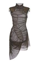 Moda Operandi Richard Malone Asymmetric Ruched Sheer Tulle Top Size: Xs