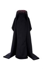 Zac Posen Midnight Disco Strapless Embroidered Gown