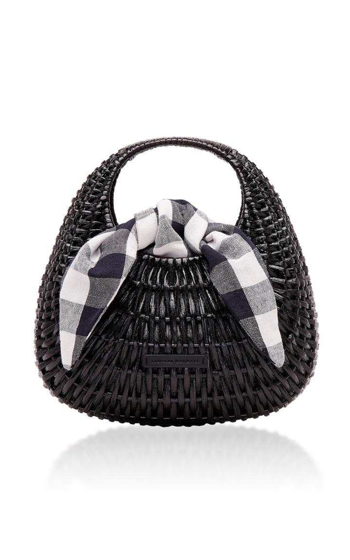 Loeffler Randall Lorna Woven Rattan Tote