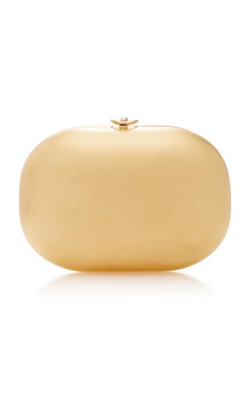 Jeffrey Levinson Satin Metallic Clutch