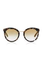 Dolce & Gabbana Tortoiseshell Acetate Cat-eye Sunglasses