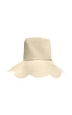 Moda Operandi Naya Rea Scalloped Trim Bucket Hat