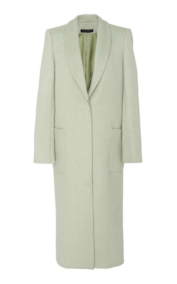 Sally Lapointe Textured Wool-alpaca Coat