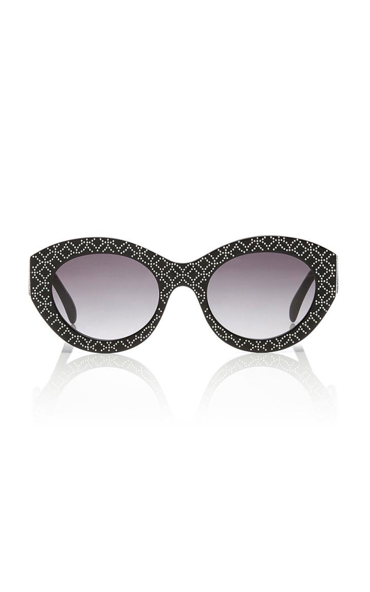 Moda Operandi Alaia Sunglasses L'arabesque Studded Acetate Sunglasses