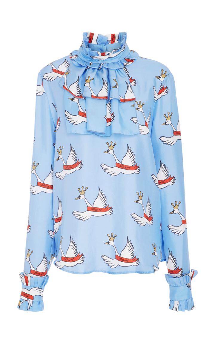 Macgraw Swan Saint Silk Blouse