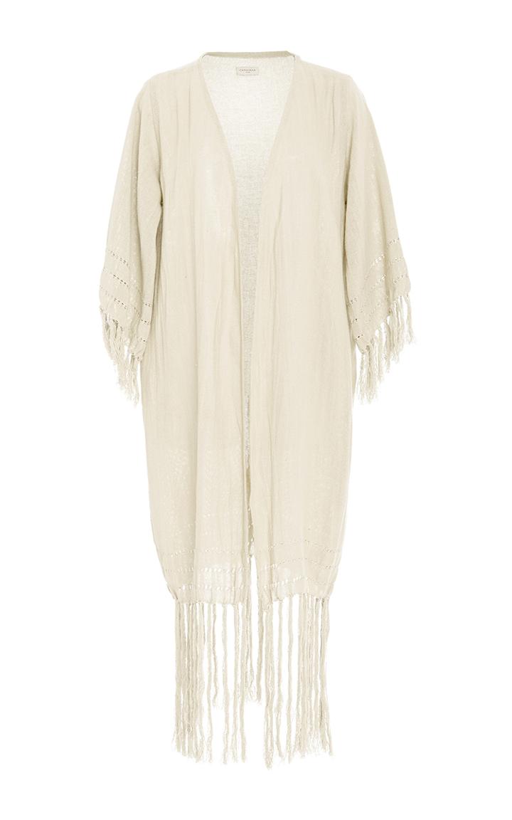 Caravana Tulum Olympia Fringe Wrap Dress