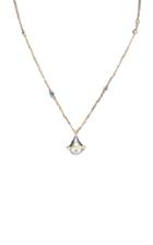 Bibi Van Der Velden Orb 18k Rose Gold And Multi-stone Necklace