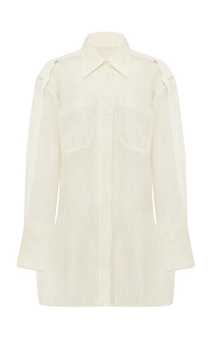 Lee Mathews Lotte Silk Organza Shirt