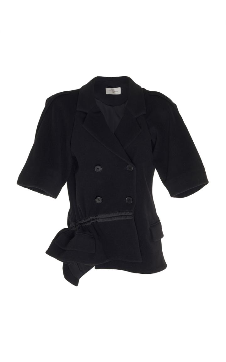 Preen By Thornton Bregazzi Cadie Asymmetrical Wool Blazer