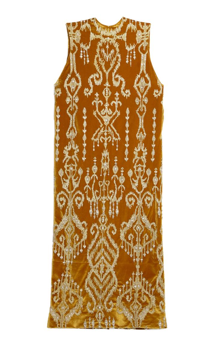 Saptodjojokartiko Embroidered Velvet Dress