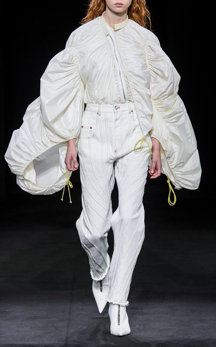 Mugler Parachute Style Taffeta Jacket