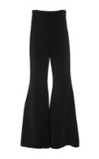 Rosetta Getty Fitted Straight Flare Pants