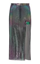 Christopher Kane Multicolored Sequin Midi Skirt