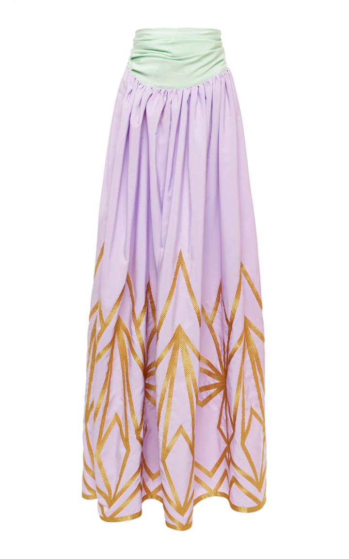 Yuliya Magdych Cleopatra Silk Maxi Skirt
