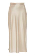 Deveaux Satin Midi Skirt