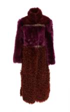 Agnona Mixed Media Coat