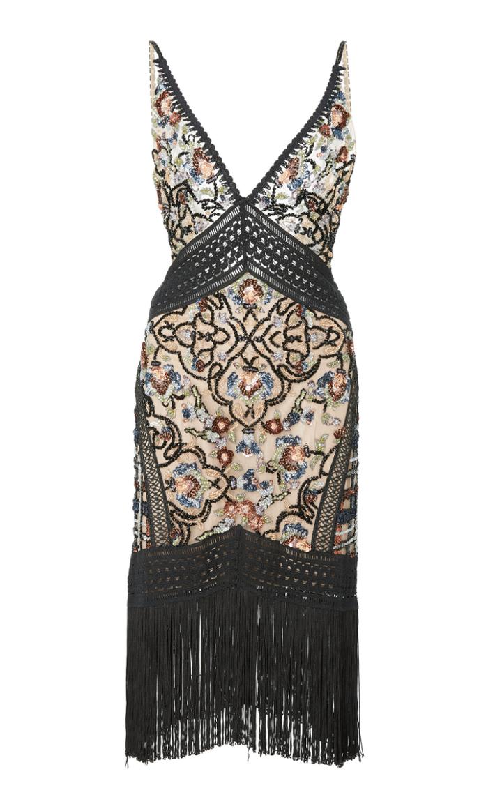 Patbo Fringe Cocktail Dress