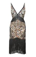 Patbo Fringe Cocktail Dress