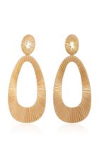 Jack Vartanian Open Plisse 18k Rose Gold Earrings