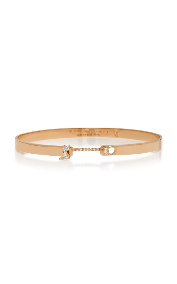 Nouvel Heritage Cocktail Time 18k Rose Gold Diamond Bangle