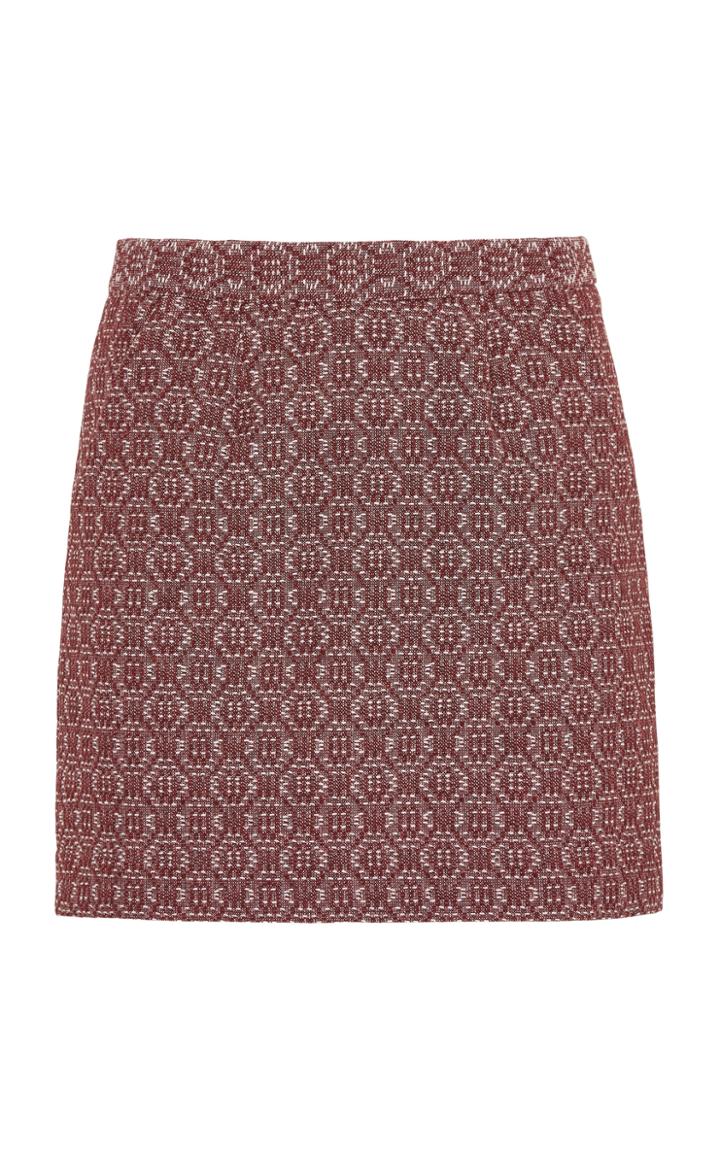Moda Operandi Giuliva Heritage The Theo Wool-cashmere Blend Mini Skirt