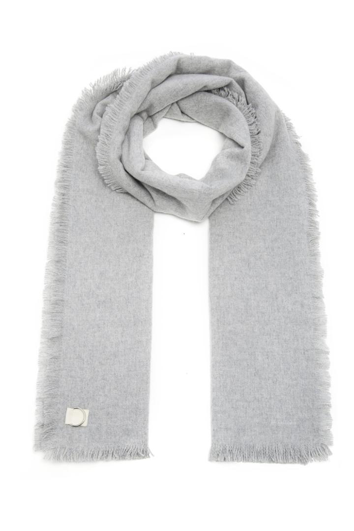 Tibi Fringed Wool-cashmere Scarf