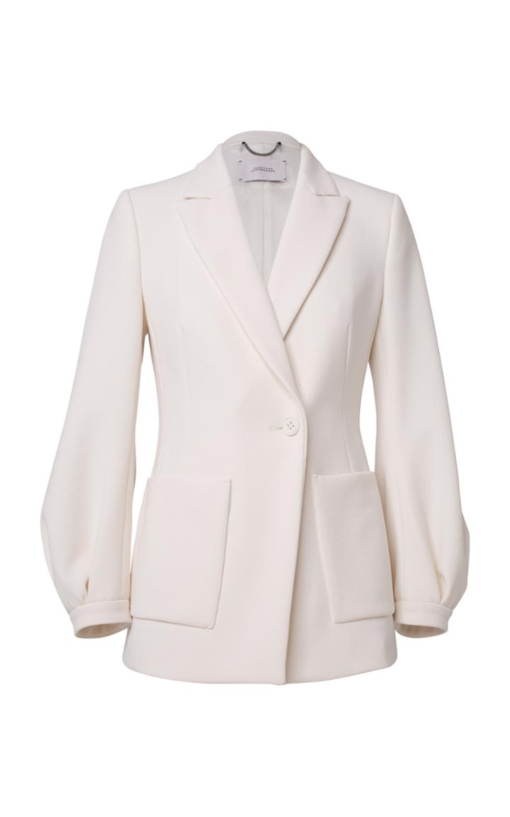 Moda Operandi Dorothee Schumacher Sophisticated Perfection Puff-sleeve Crepe Blazer