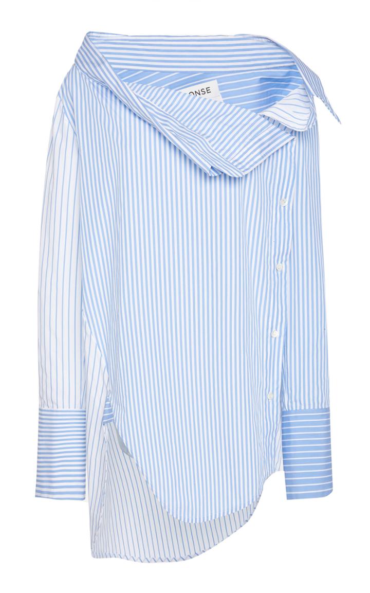 Monse Asymmetric Flap Collar Shirt